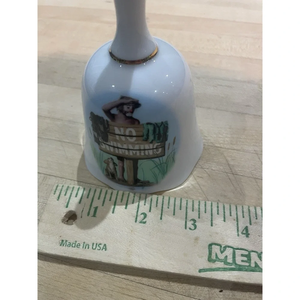 Fitz & Floyd Ceramic Hand Bell 
